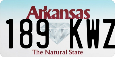 AR license plate 189KWZ
