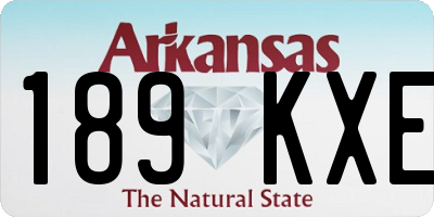 AR license plate 189KXE