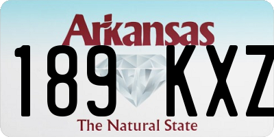 AR license plate 189KXZ