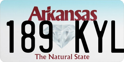 AR license plate 189KYL