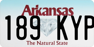 AR license plate 189KYP