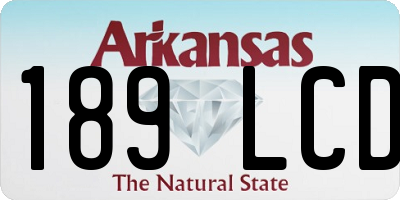 AR license plate 189LCD