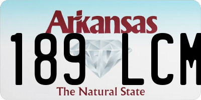 AR license plate 189LCM