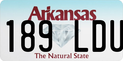 AR license plate 189LDU