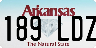 AR license plate 189LDZ