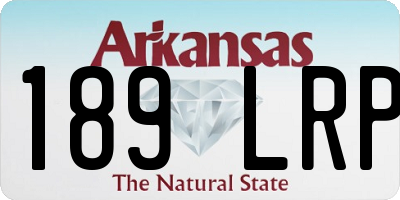 AR license plate 189LRP