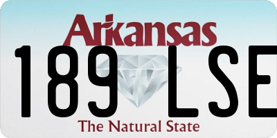 AR license plate 189LSE