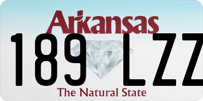 AR license plate 189LZZ