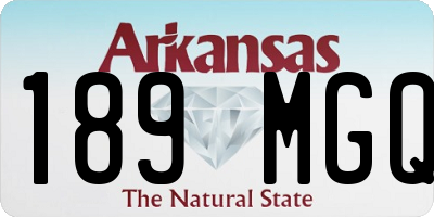 AR license plate 189MGQ