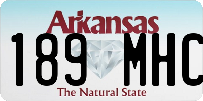 AR license plate 189MHC