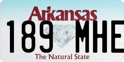 AR license plate 189MHE