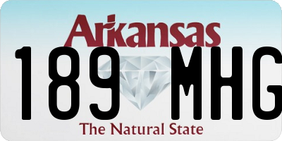 AR license plate 189MHG