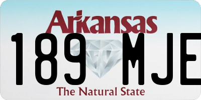 AR license plate 189MJE
