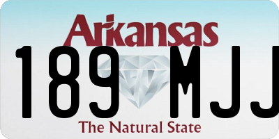 AR license plate 189MJJ