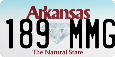 AR license plate 189MMG
