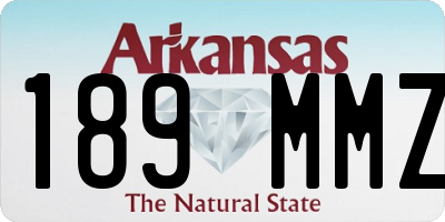 AR license plate 189MMZ
