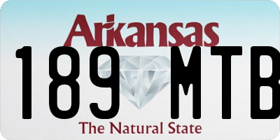 AR license plate 189MTB