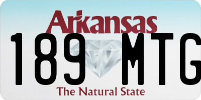AR license plate 189MTG