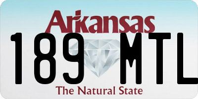 AR license plate 189MTL