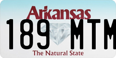 AR license plate 189MTM