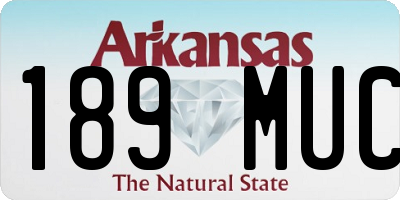 AR license plate 189MUC