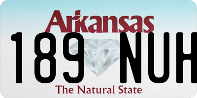 AR license plate 189NUH