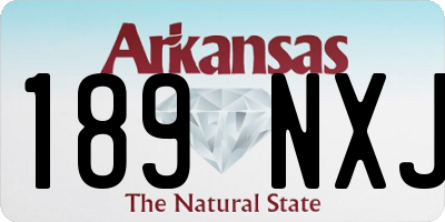 AR license plate 189NXJ