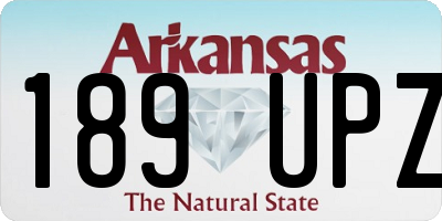 AR license plate 189UPZ