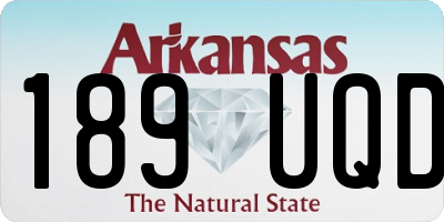 AR license plate 189UQD