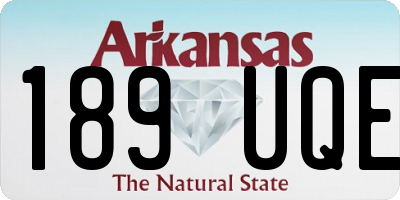 AR license plate 189UQE