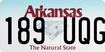AR license plate 189UQG