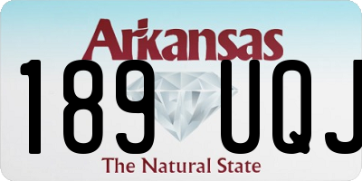 AR license plate 189UQJ