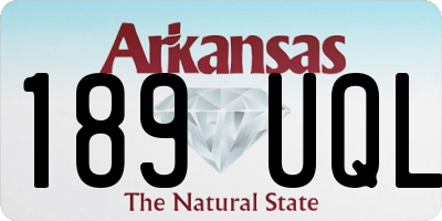 AR license plate 189UQL