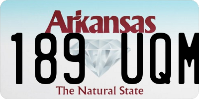 AR license plate 189UQM