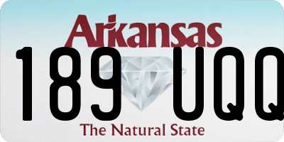 AR license plate 189UQQ