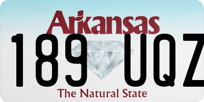 AR license plate 189UQZ