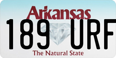 AR license plate 189URF