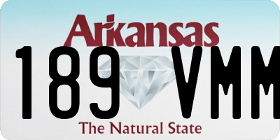 AR license plate 189VMM
