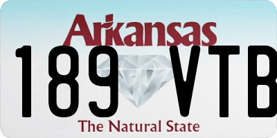 AR license plate 189VTB
