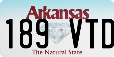 AR license plate 189VTD