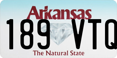 AR license plate 189VTQ