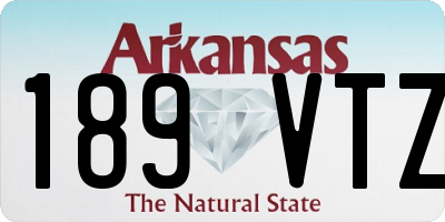 AR license plate 189VTZ