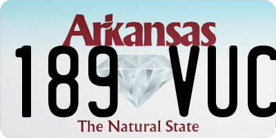AR license plate 189VUC