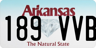 AR license plate 189VVB