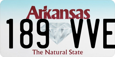 AR license plate 189VVE
