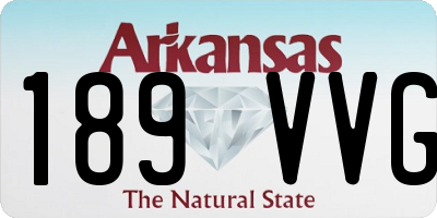 AR license plate 189VVG