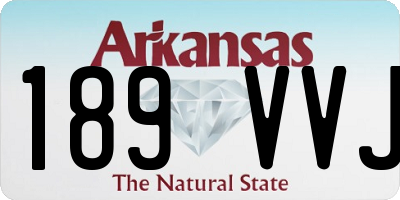 AR license plate 189VVJ