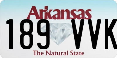 AR license plate 189VVK