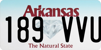 AR license plate 189VVU