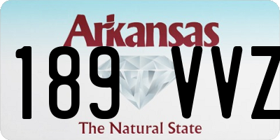 AR license plate 189VVZ